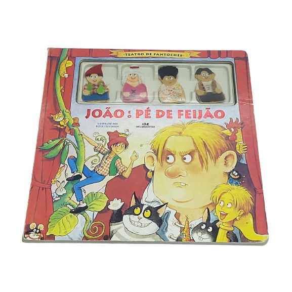 Livro João E O Pé De Feijão Teatro De Fantoches Capa Dura