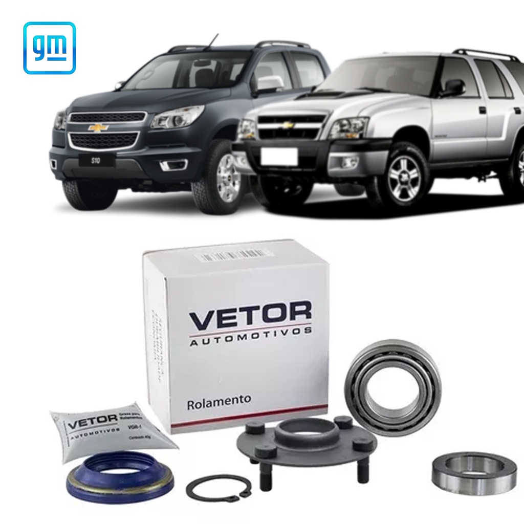 Kit Rolamento Roda Traseira S10 Blazer