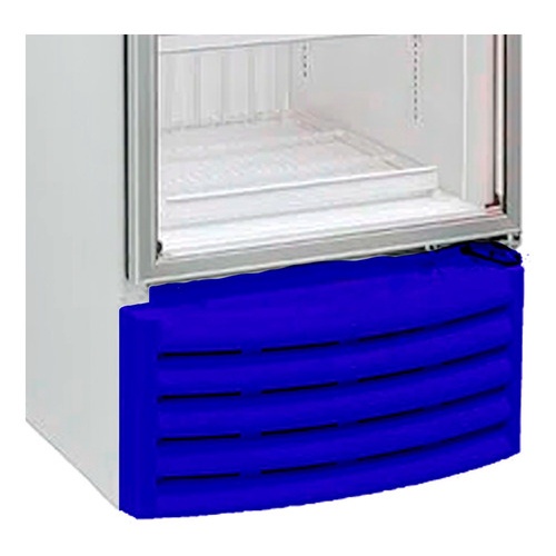 Rodapé Grade Veneziana Freezer Metalfrrio Cervejeiro Vertical VB43 VB50 VB65 VF50 VF56 VN29 VN44 VN50 Cor Azul