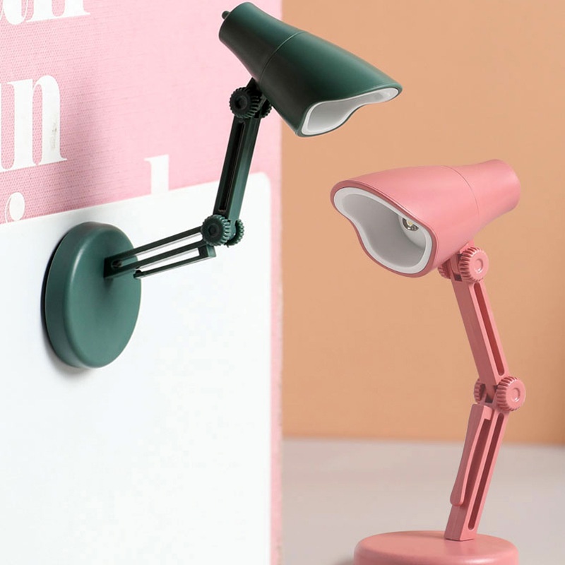 Mini Luminária De Mesa LED /Lâmpada Portátil Operado Por Bateria / Luzes De Leitura Para O Estudo Eye Proteção Noite Flexível