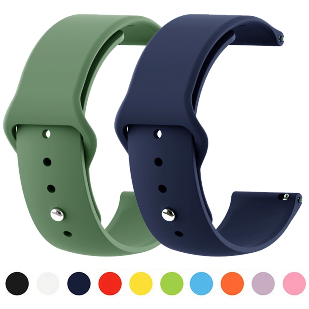 Pulseira De Silicone Colorida Para Amazfit Gts, Gts 2, Gts 2 Mini e Gts 3