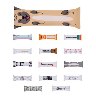 Fronha Travesseiro de Corpo Estampada 90cm x 38cm E 1,30cm x 38cm VARIAS ESTAMPAS Capa Xuxao Travesseiro de Abraçar