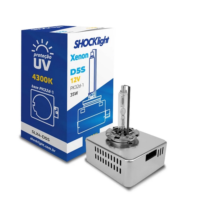 Lampada Xenon D5s 4300k 25W 12V Shocklight SLX5-D5S Jeep Compass Renegade Audi