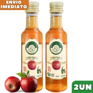 Kit 2 Vinagre de Maçã Orgânico São Francisco 250ml - 6% Acidez