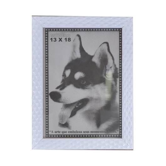 PORTA RETRATO BRANCO 13X18 PVC MOLDURA ALTO RELEVO em Oferta na Shopee