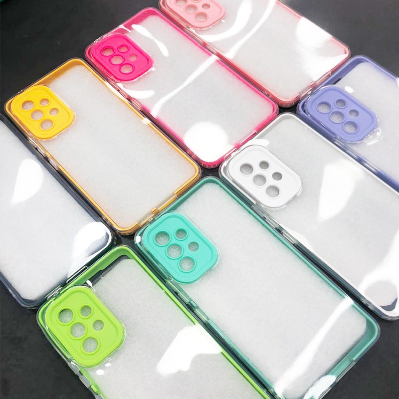 Capa Case Transparente 3 em 1 Samsung A53/A10S/A10/M13/M23/A21S Capinha 360 Protetora Silicone Anti Pacto em Oferta na Shopee