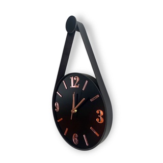 RELÓGIO DE PAREDE ADNET PRETO CARDINAIS ROSE 25 CM em Oferta na Shopee