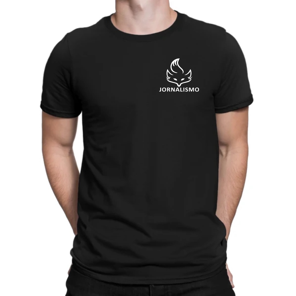 Camisa Camiseta Masculina Exclusivas para Estudantes de Jornalismo Mostre seu Orgulho