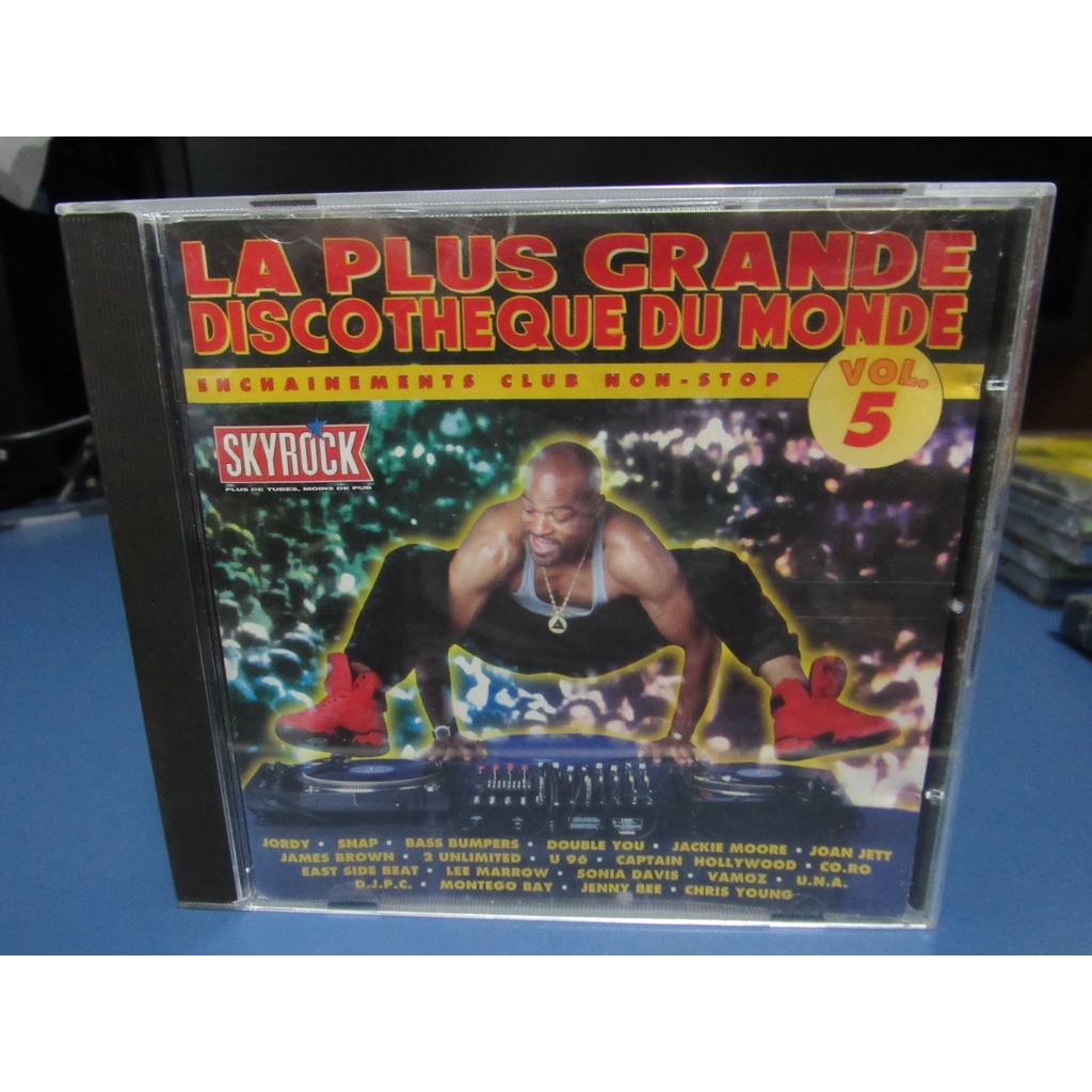CD La Plus Grande Discotheqye du Monde Vol. 5 Dance 90 Importado FRANÇA - SNAP 2 Unlimited Double You Coro Joan Jett *RARO*