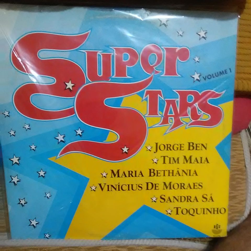 Lp vinil - super stars samba rock / jorge ben/ tim maia / gravaco /  sandra sa vale tudo / enredo do meu samba/