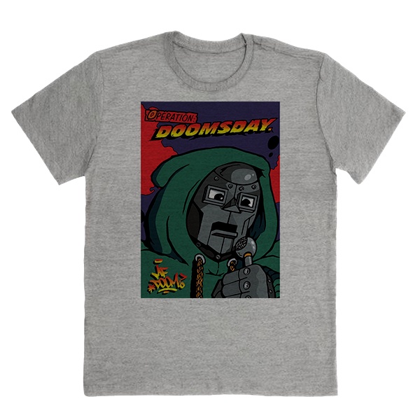 Camiseta Algodao Mf Doom Doomsday Rap Musica Rapper Swag Hype Nervous