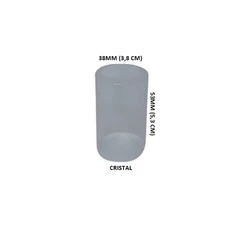 Kit 100 Cápsulas Abertas em PVC Termoencolhível 38mm X 53mm - Lacre P/ Tampa Litro, Conta gota