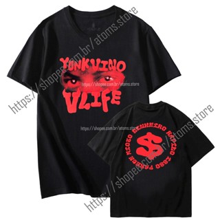 Camiseta Algodão Unissex T shirt rapper Yunk Vino V Life trap vintage retro