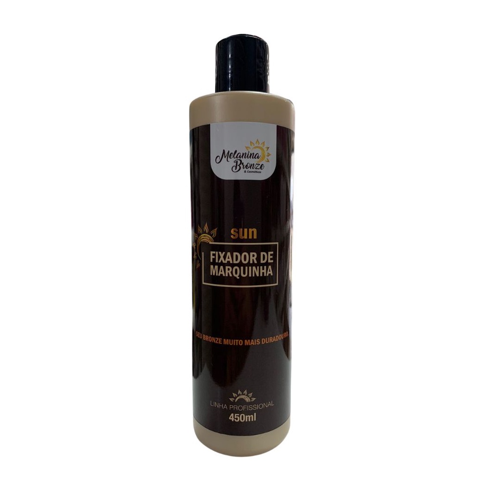 Fixador De Marquinhas 450ml Melanina Bronze Bronzeamento