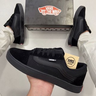 tenis preto old skool tradicional feminino e masculino casual unissex