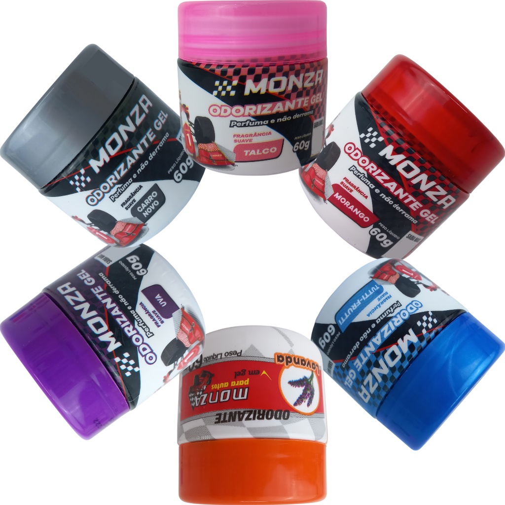 Cheirinho Odorizante Gel Vários Odores Pérola 60g Automotivo em Oferta na Shopee