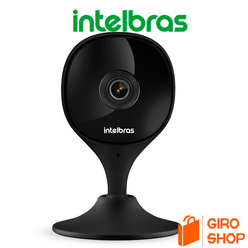 CÂMERA DE SEGURANÇA INTERNA WI-FI FULL HD 1080P 2MP PRETA IMX C INTELBRAS COM VISÃO NOTURNA - ÁUDIO BI-DIRECIONAL - BABÁ ELETRÔNICA