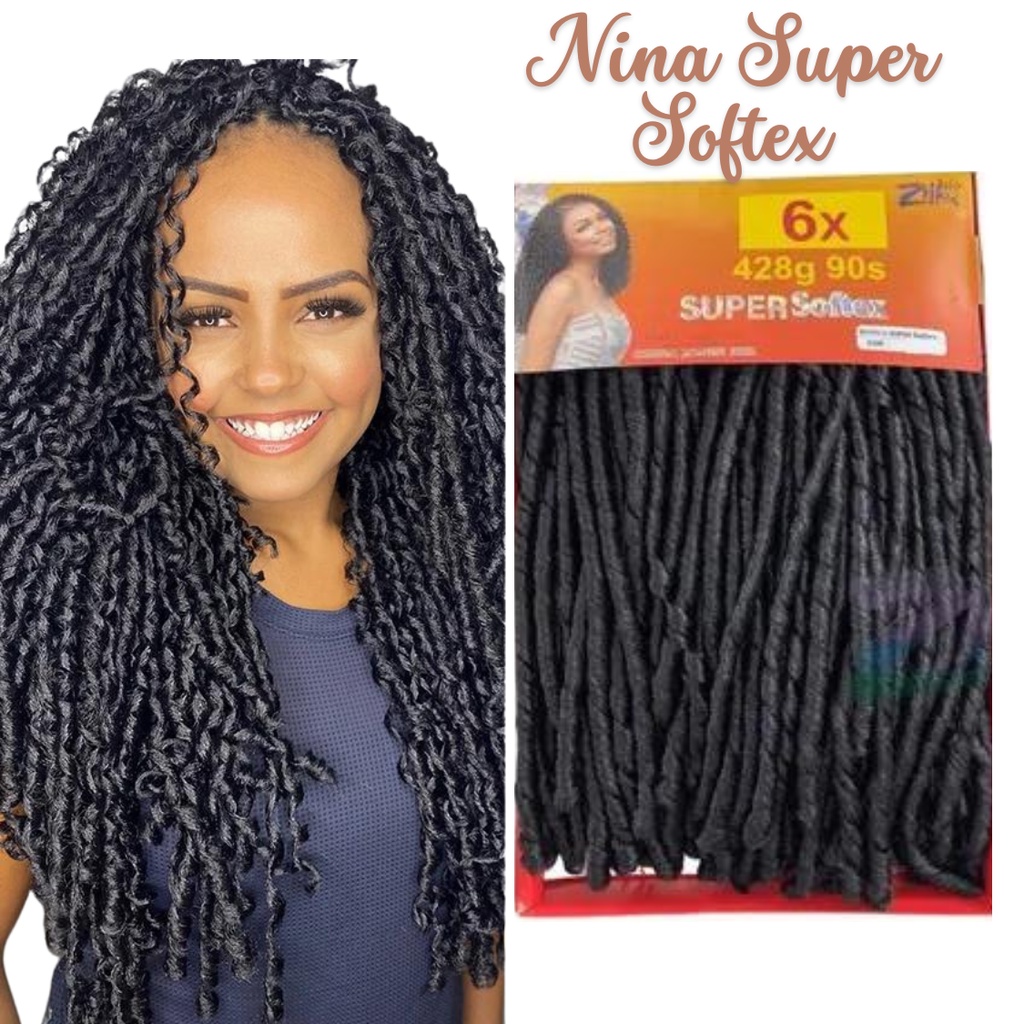 Cabelo Nina Softex Pacotão 428 gramas Original + Agulha