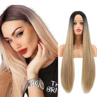 Peruca Lace Wig Lisa Fibra Futura Natural 70cm P/pranchar Varias Cores