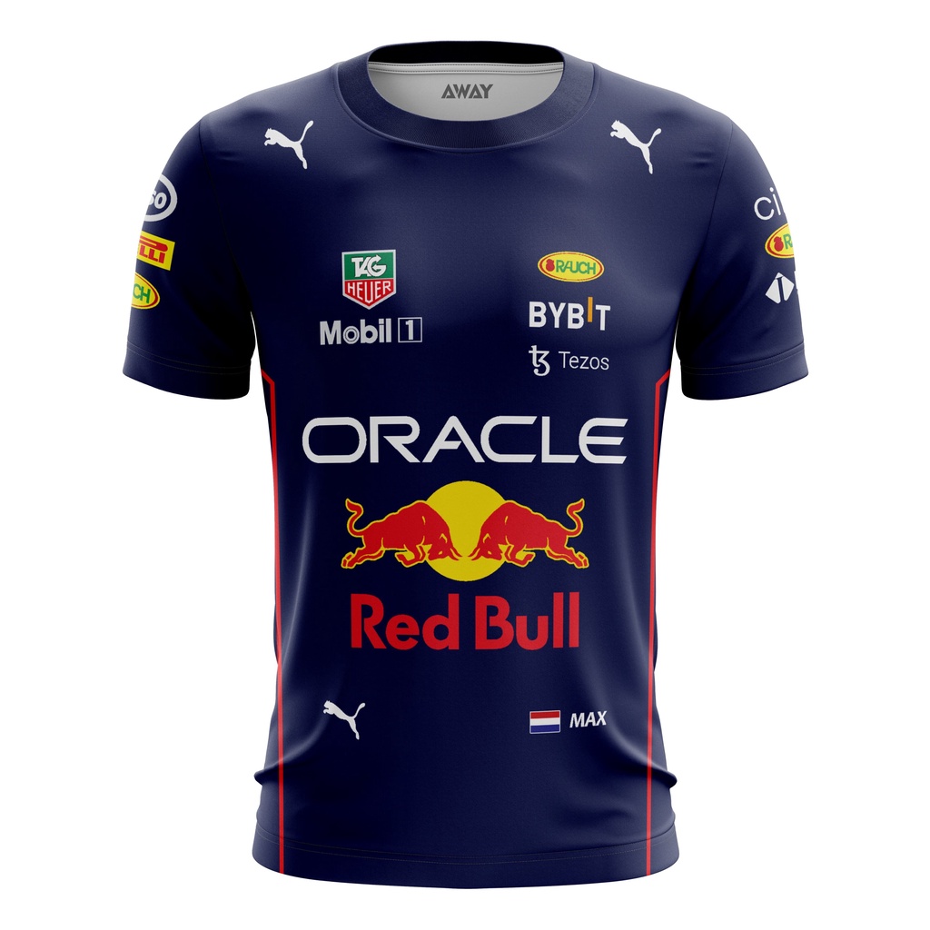 Camisa Camiseta equipe red bull Formula 1 Corrida Adulto/infantil F1