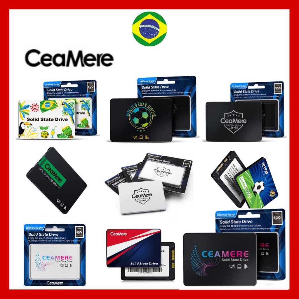 SSD 120gb 240gb 480gb 1tb CeaMere Disco Sólido Interno Sata - ENVIO IMEDIATO