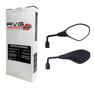 Retrovisor F800 RVG Haste Longa Rebaixado 90 Graus Lente Plana Par Honda