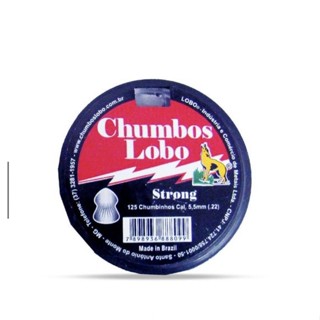 Chumbinho Espingarda de Pressão Chumbo Lobo 4,5mm / 5,5mm / 6,0mm