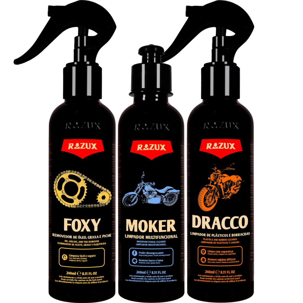 Foxy Limpa Corrente Razux Moker Lava Motos Dracco Plasticos - Spare Parts and Accessories for Vehicles