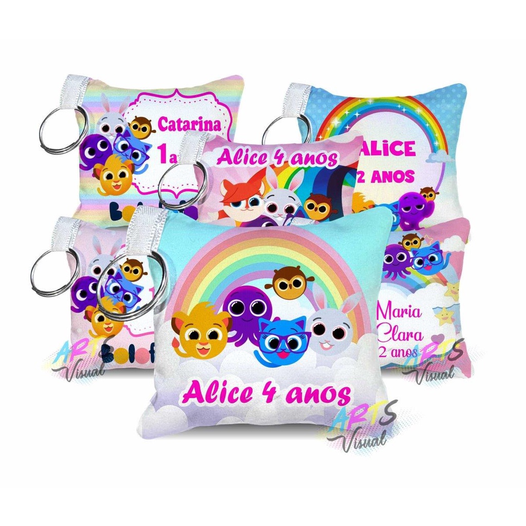 KIT 10 Lembrancinhas bolofofos rosa para aniverssário, Maternidade - Chá de Bebê em Oferta na Shopee