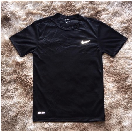Camiseta Nike Dri-fit Academia Masculina e Feminina M, GG (preto/branco/cinza/azul) Promoção - Desconto no Preço