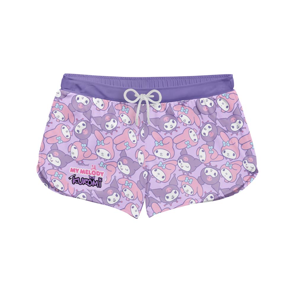 Short Praia Hello Kitty My Melody Kuromi Hello Kitty Feminina REF501