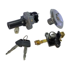 Kit Chave Ignição Cbx 250 Twister 2006 2007 2008 (3 Peças) Chave Curta