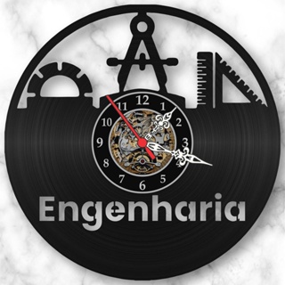 Relógio Parede Engenharia Profissões Engenheiro Vinil Lp Promoção em Oferta na Shopee