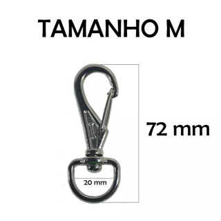 Par Mosquetão Toldo Cortina Presilha Pet Chaveiro