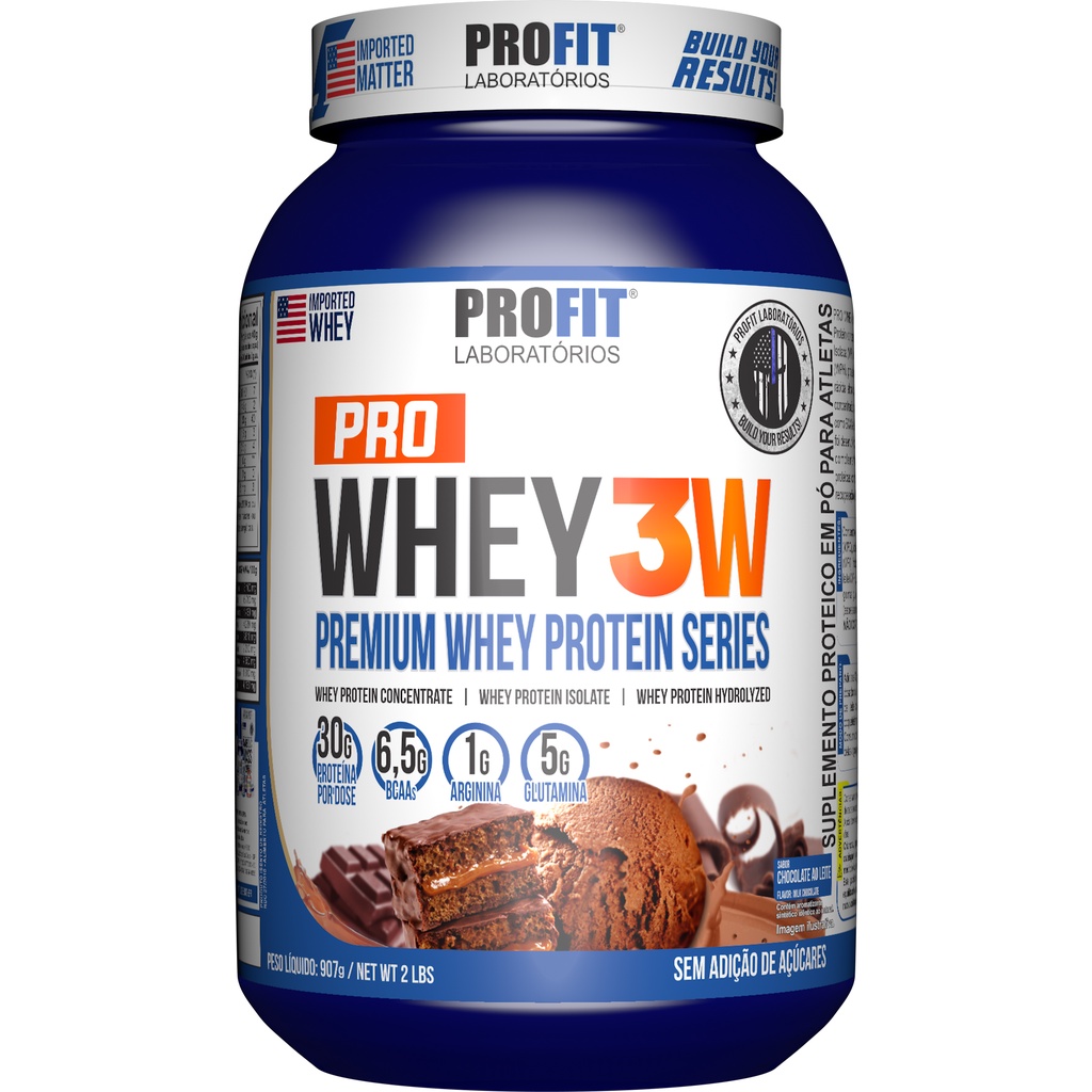 Wey Protein Pro Whey 3w Pote 907g - Profit Labs