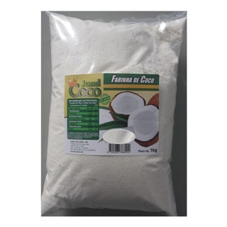 2 UNIDADES - Farinha De Coco Branca 1 Kg Jund Coco