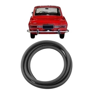 Borracha do Vidro Traseiro Vigia Ford Corcel 1 Com Encaixe para Friso cromado - anos de  1969 a 1977