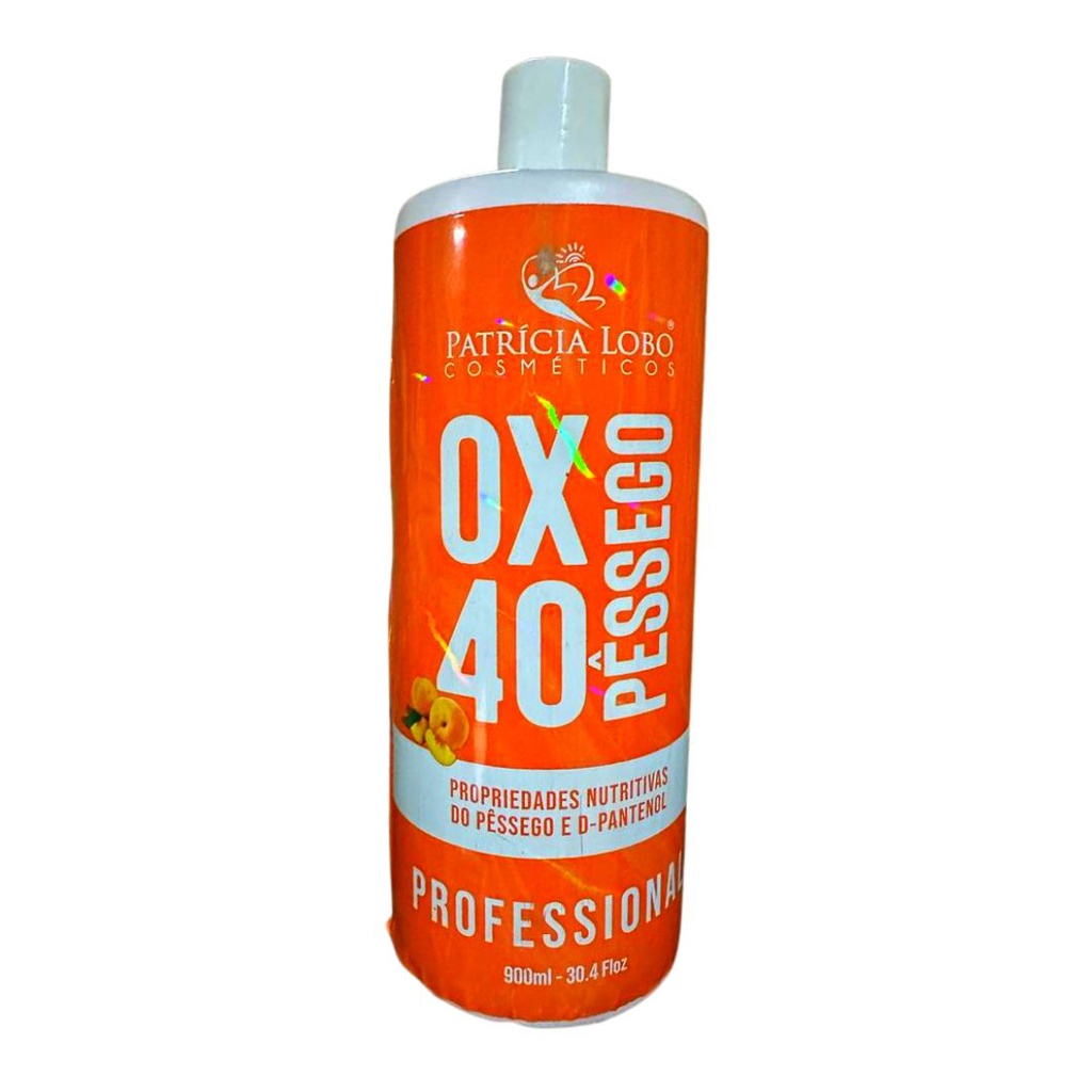Água Oxigenada OX 40V Pêssego 900ml PATRÍCIA LOBO em Oferta na Shopee