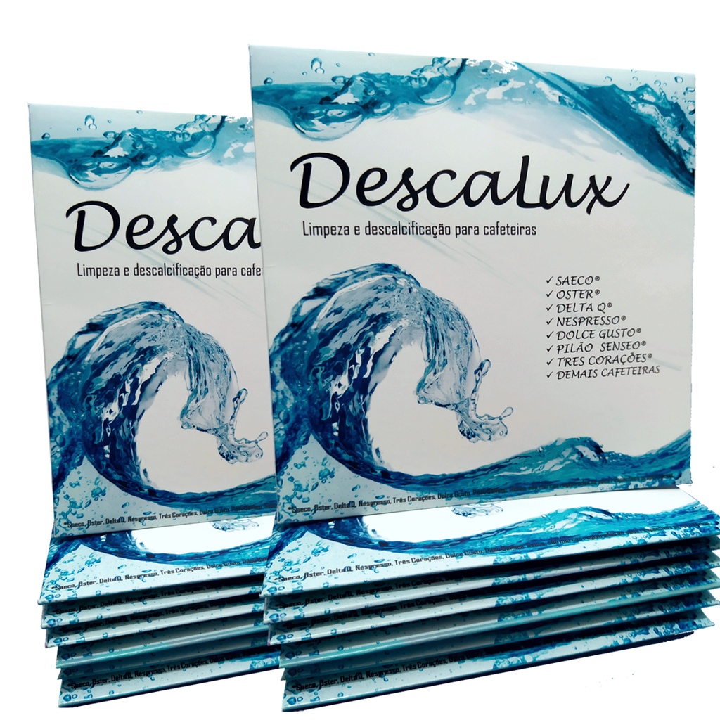 2X Descalcificante Descalux Nespresso Tres Dolce Gusto