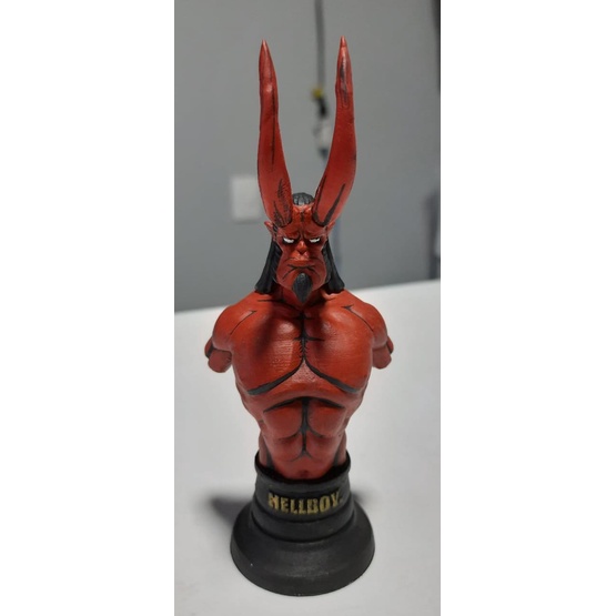busto hellboy impressora 3d