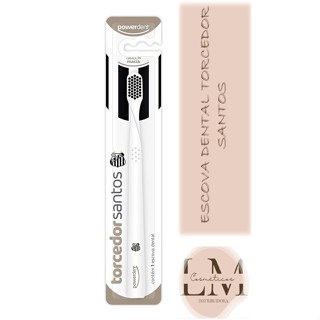 Escova Dental Torcedor Santos Power Dent em Oferta na Shopee