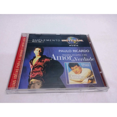 Cd Suplemento Universal - Paulo Ricardo - Maio 1999