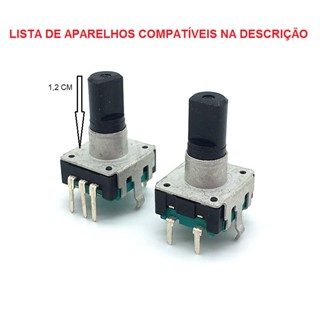 Potenciômetro tipo encoder rotativo PTO12mm
