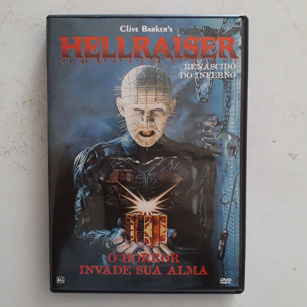 DVD Hellraiser - Renascido Do Inferno - Clive Barker