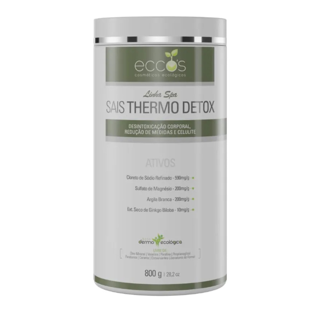 Sais Para Bandagem Coporal Thermo Detox Eccos