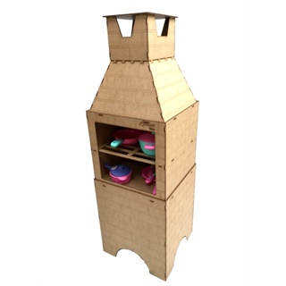 Brinquedo Infantil Churrasqueira A Lenha Mdf Desmontado em Oferta na Shopee