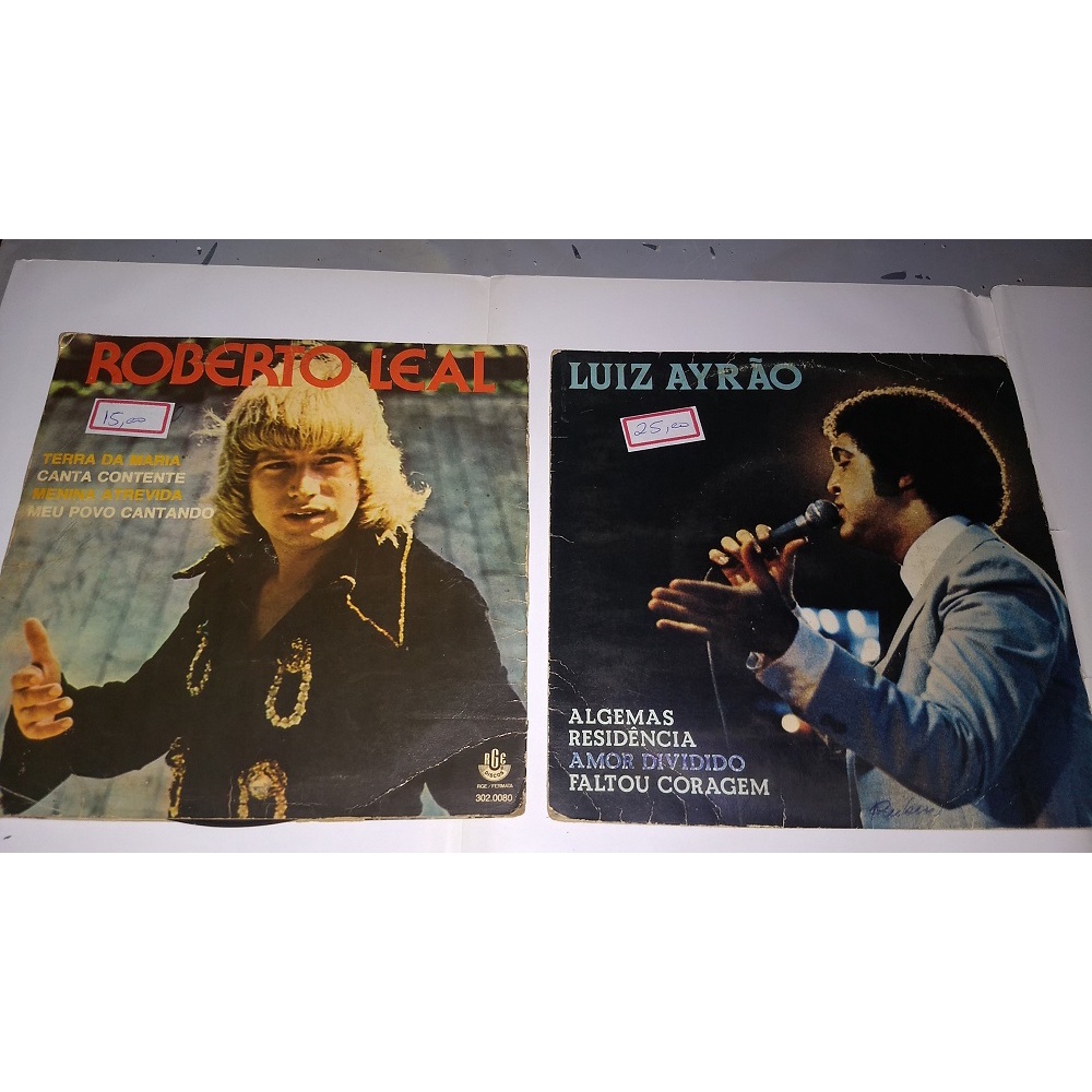 2 Vinil Roberto Leal e Luiz Ayrão