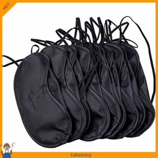 takeeasy| 10 Peças Máscara De Olho Confortável Para Dormir / Viagem