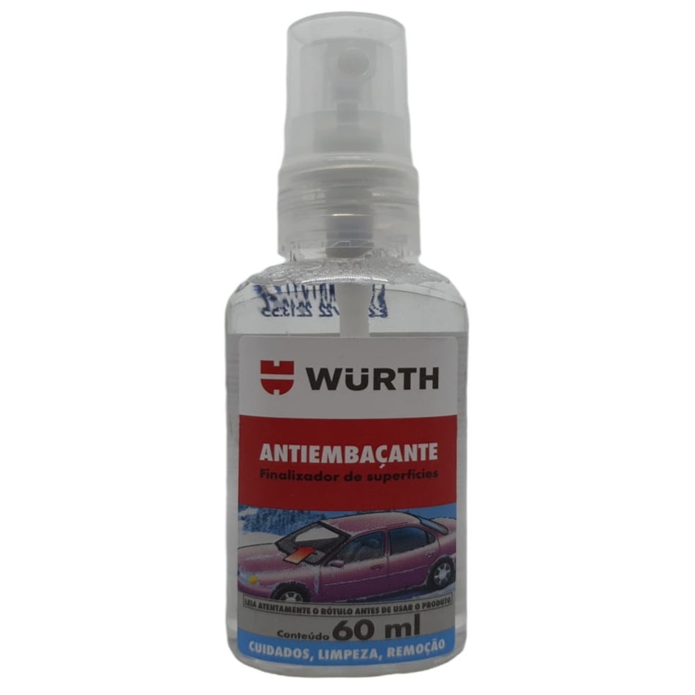Anti Embaçante Vidro Viseira Espelho Óculos De 60ml - Wurth em Oferta na Shopee