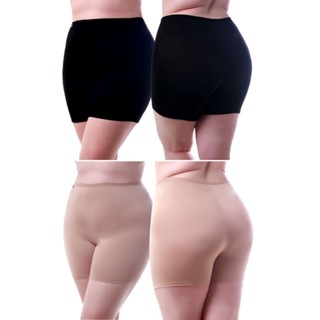 Kit 2 Calcinha short segunda pele Plus Size anágua shortinho bermuda cintura alta ViDa lingerie